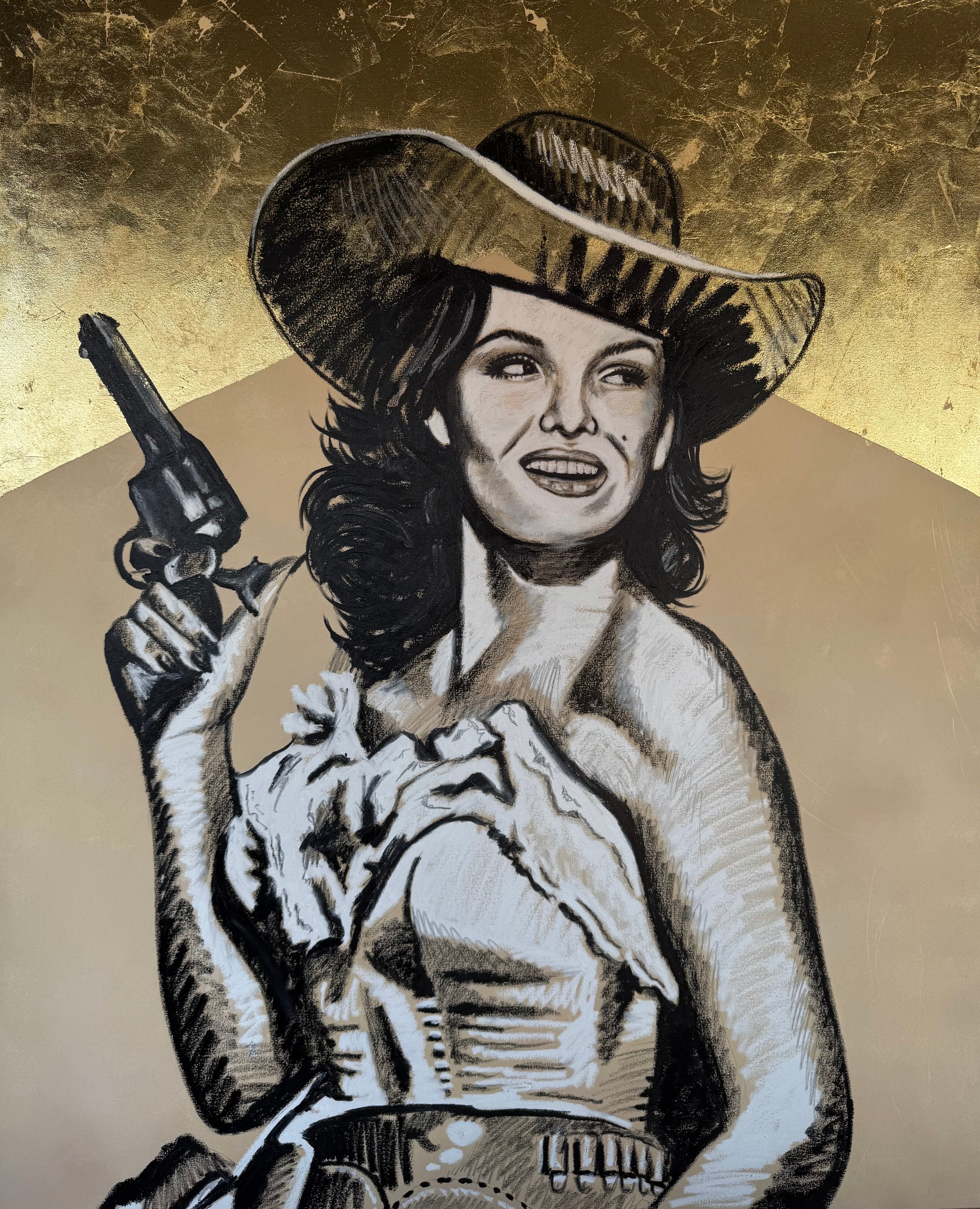 MARLBORO GOLD SERIES: "GOLDEN GUNSLINGER" FINE ART PRINT
