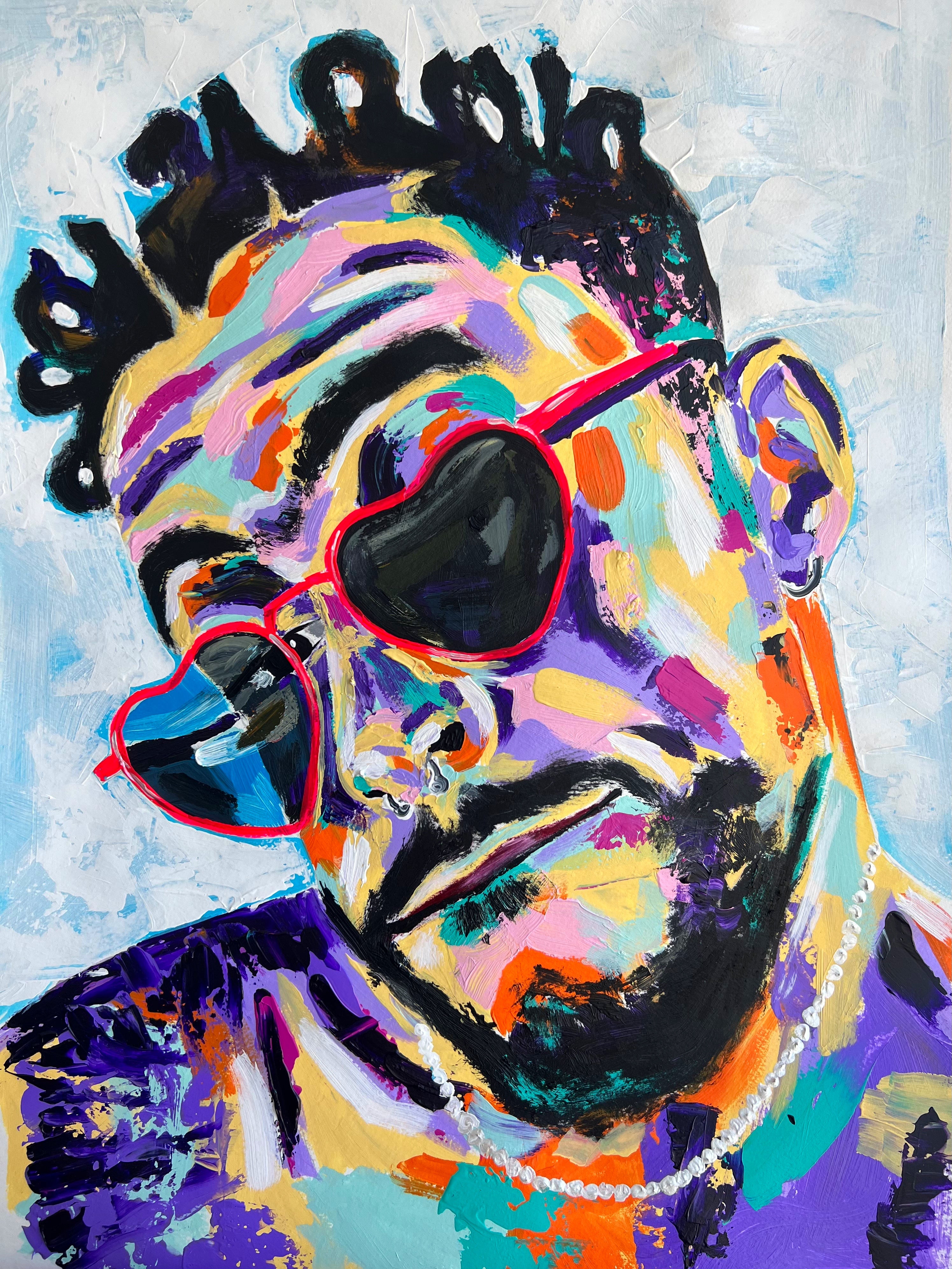 MUSICIAN SERIES: "BAD BUNNY" FINE ART PRINT