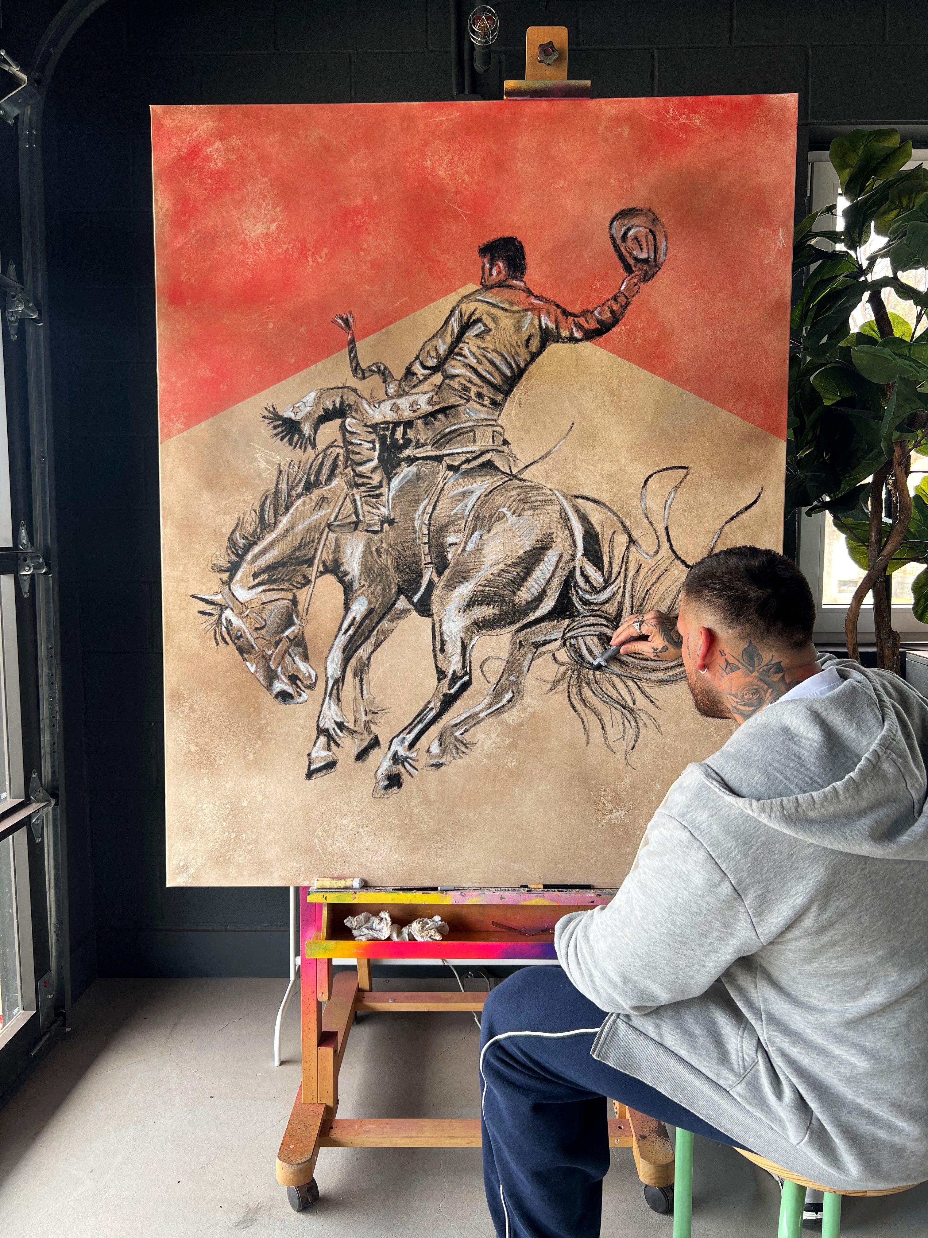 MARLBORO SERIES: "BRONC" ORIGINAL PAINTING (2025)
