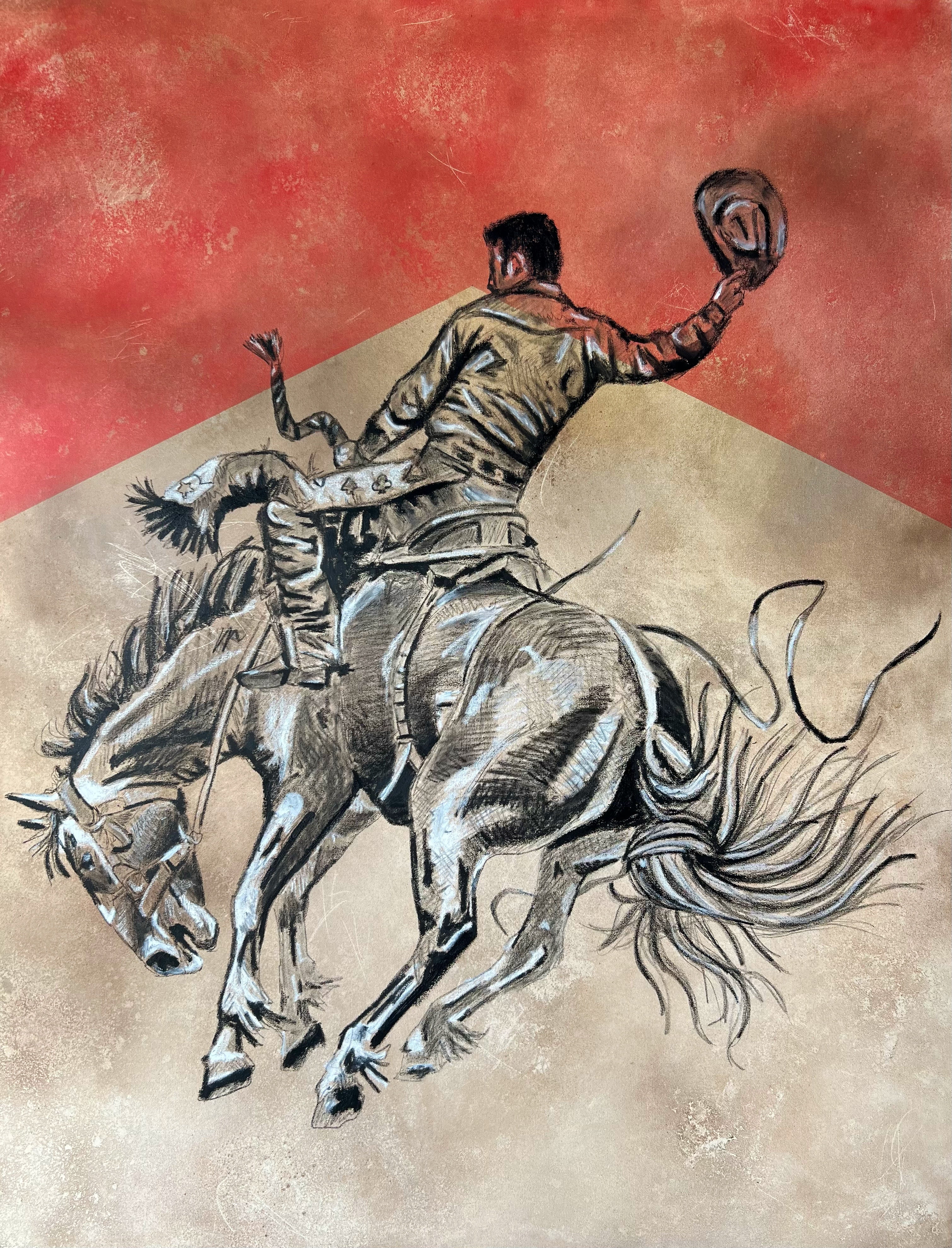 MARLBORO SERIES: "BRONC" ORIGINAL PAINTING (2025)