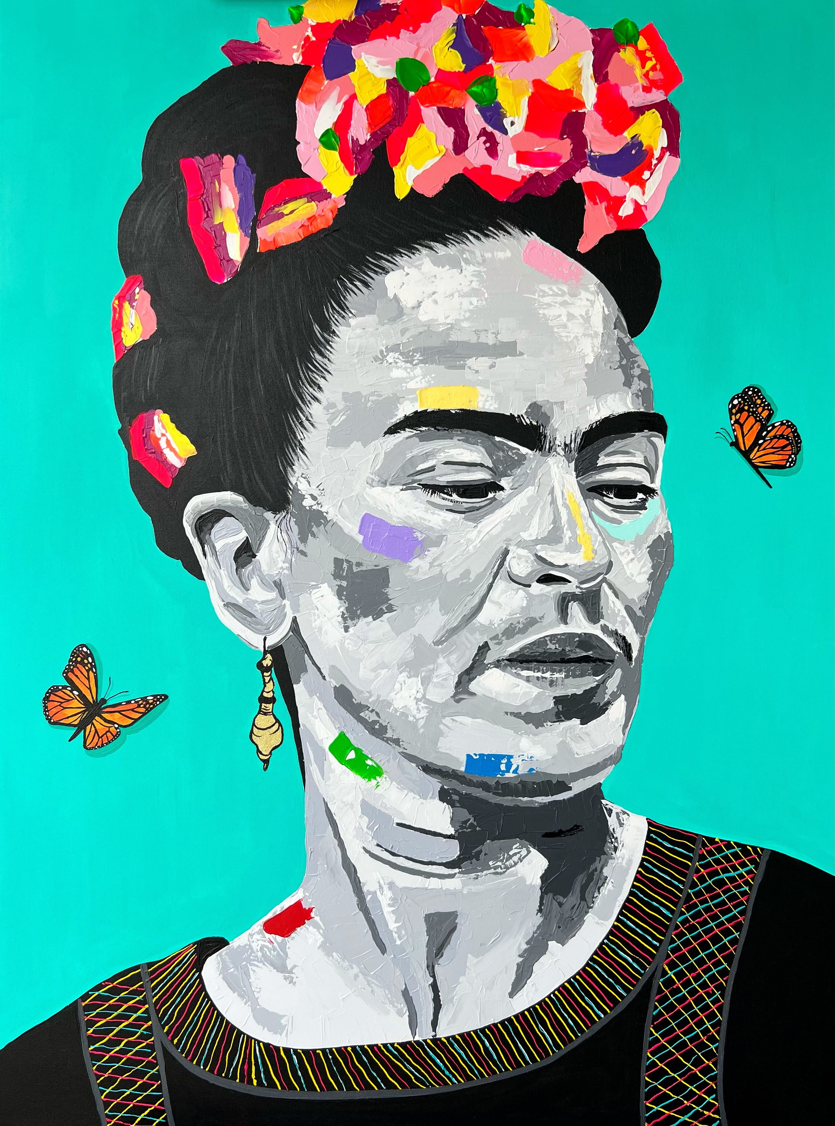 CELEBRITIES : "FRIDA 1" FINE ART PRINT