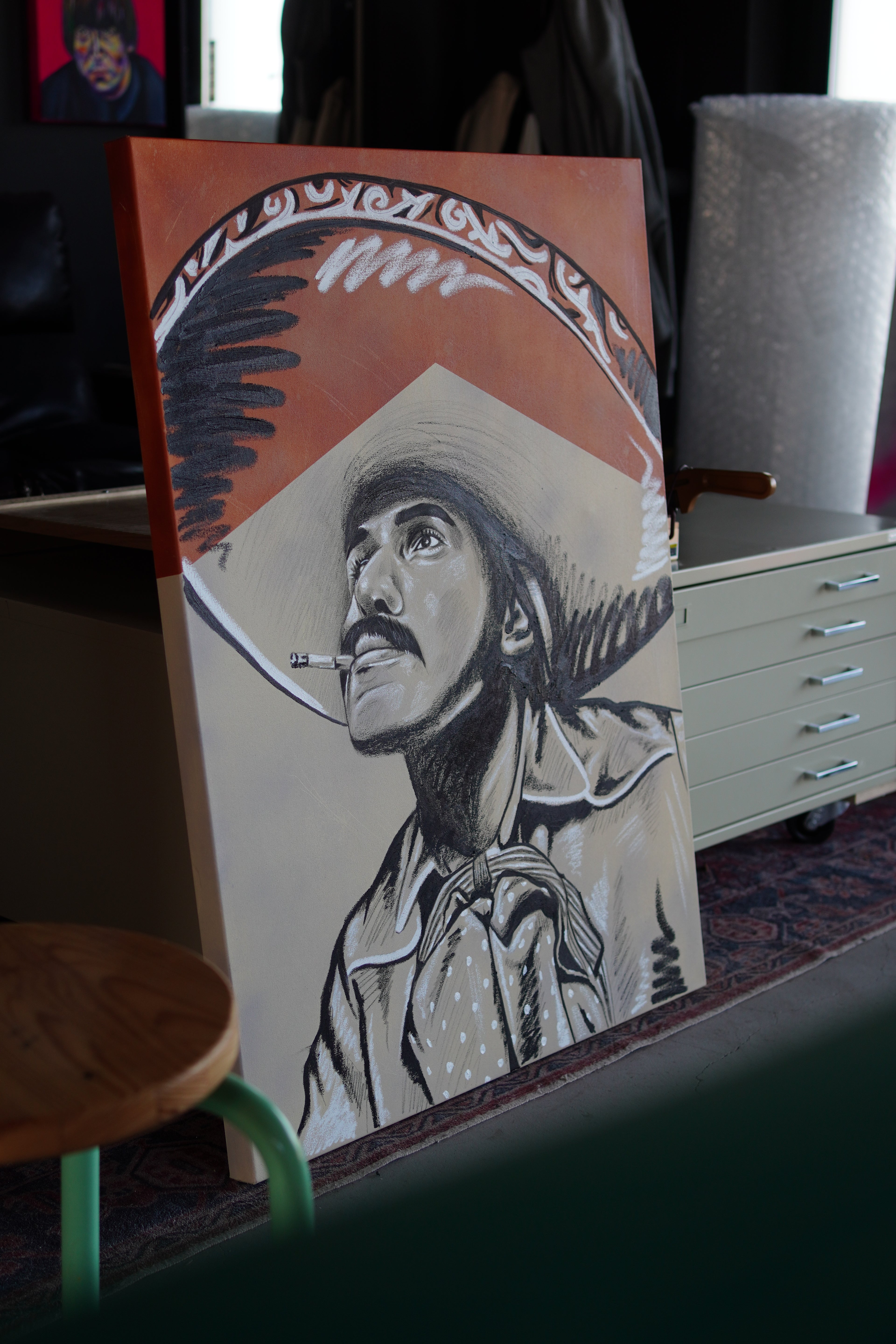 MARLBORO BURNT ORANGE SERIES: "EL VAQUERO" ORIGINAL PAINTING (2026)