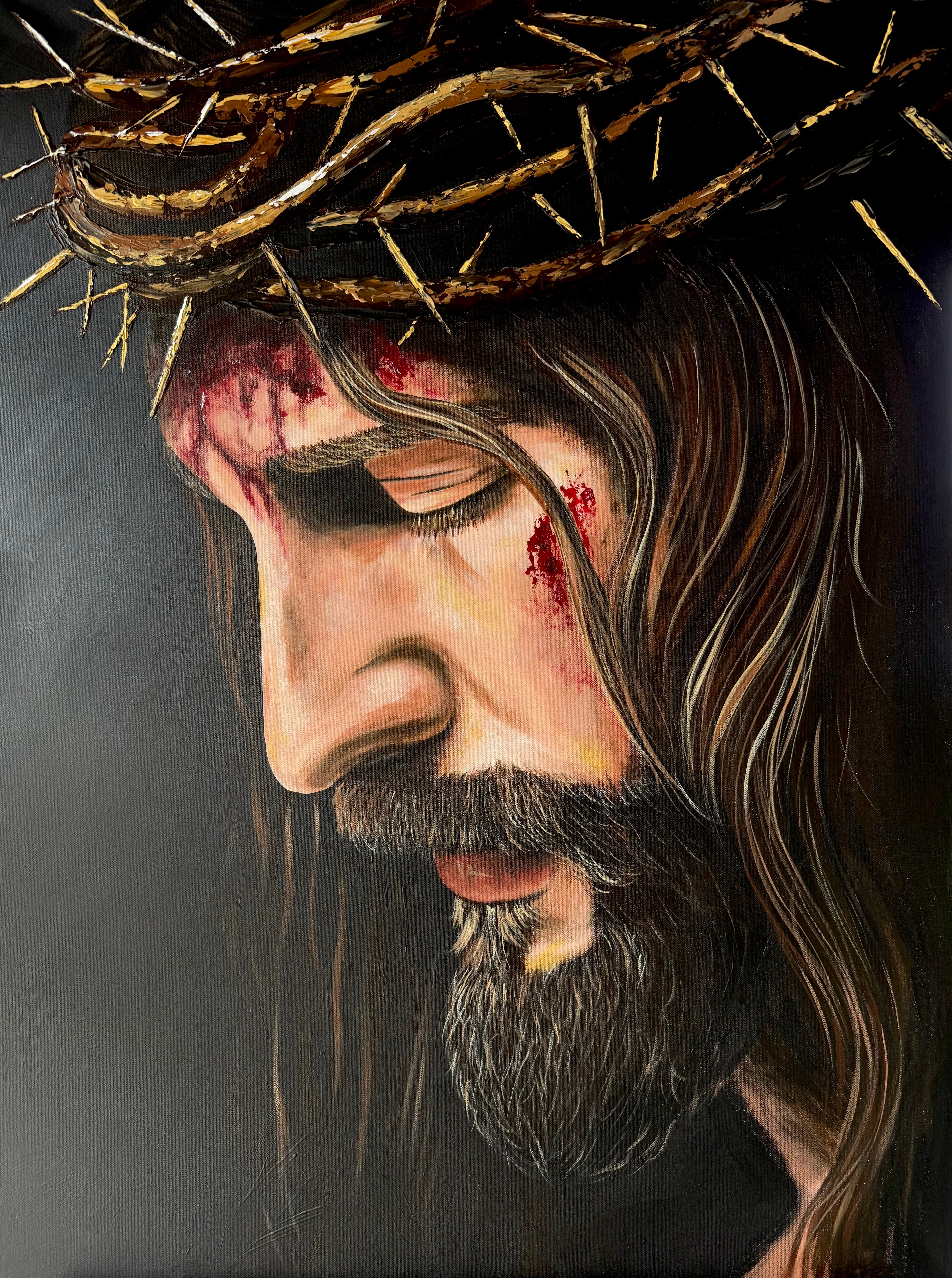 CELEBRITIES: "THE WEIGHT OF GRACE" FINE ART PRINT