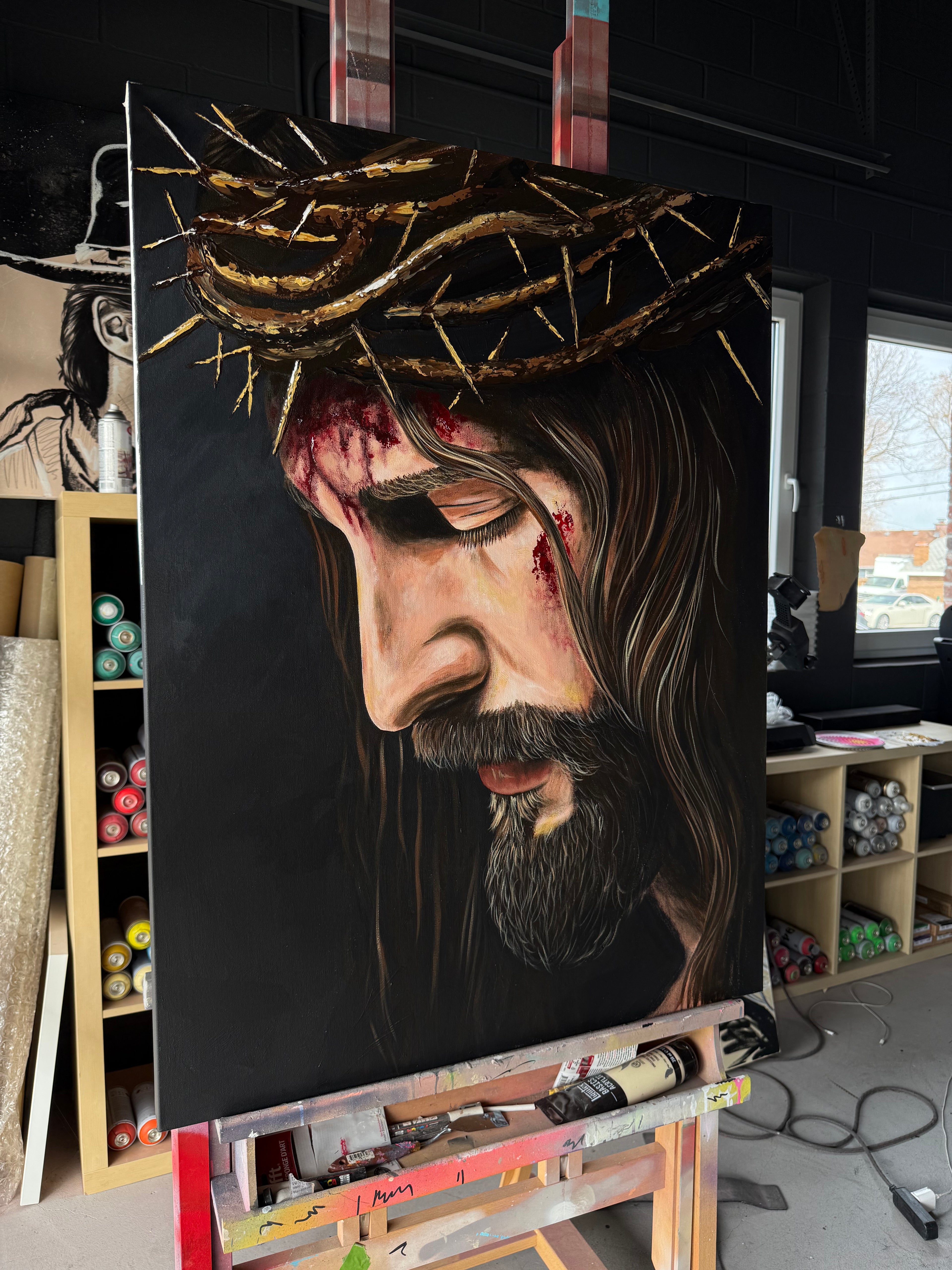 “THE WEIGHT OF GRACE" ORIGINAL PAINTING (2026)