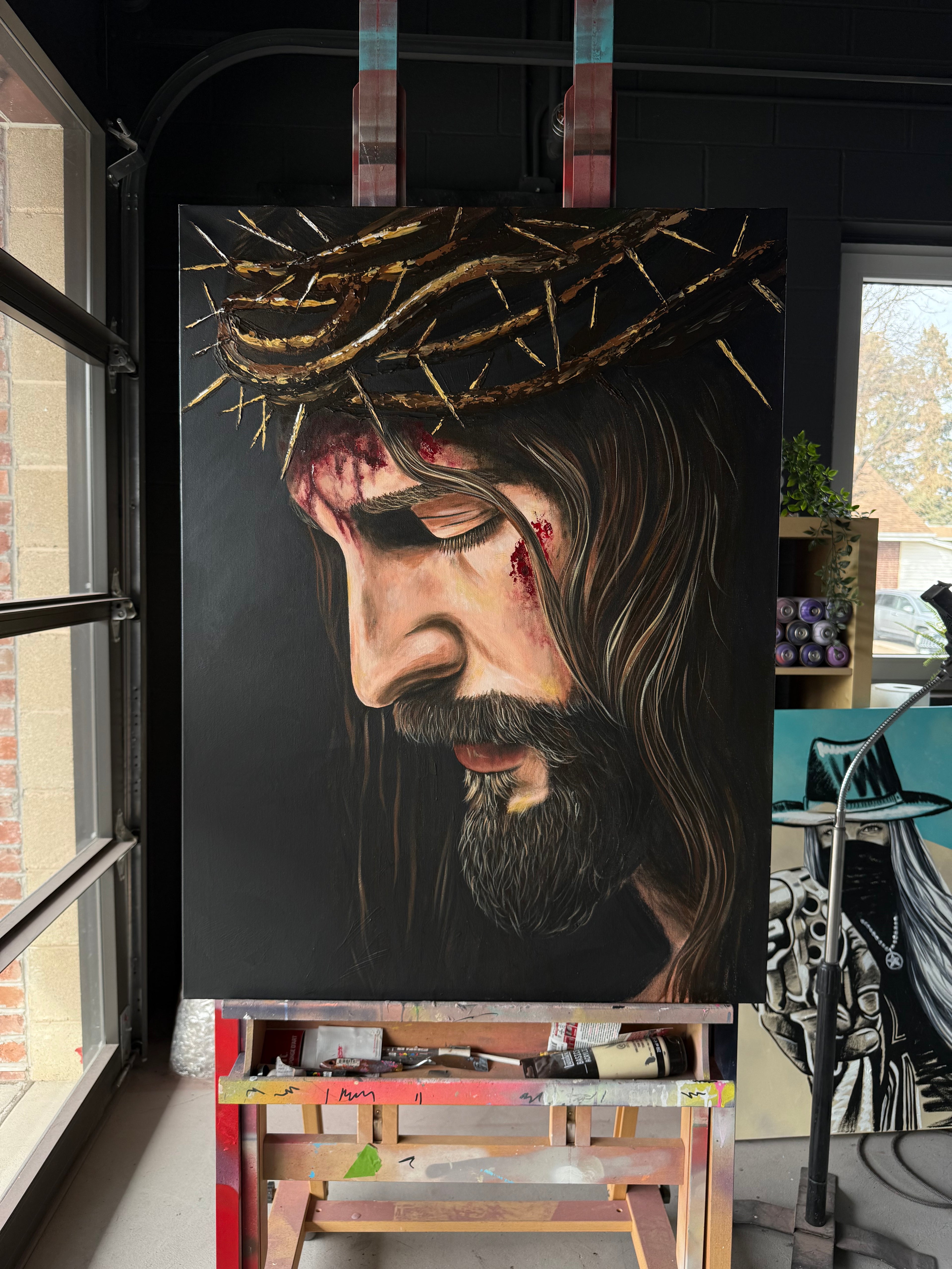 “THE WEIGHT OF GRACE" ORIGINAL PAINTING (2026)
