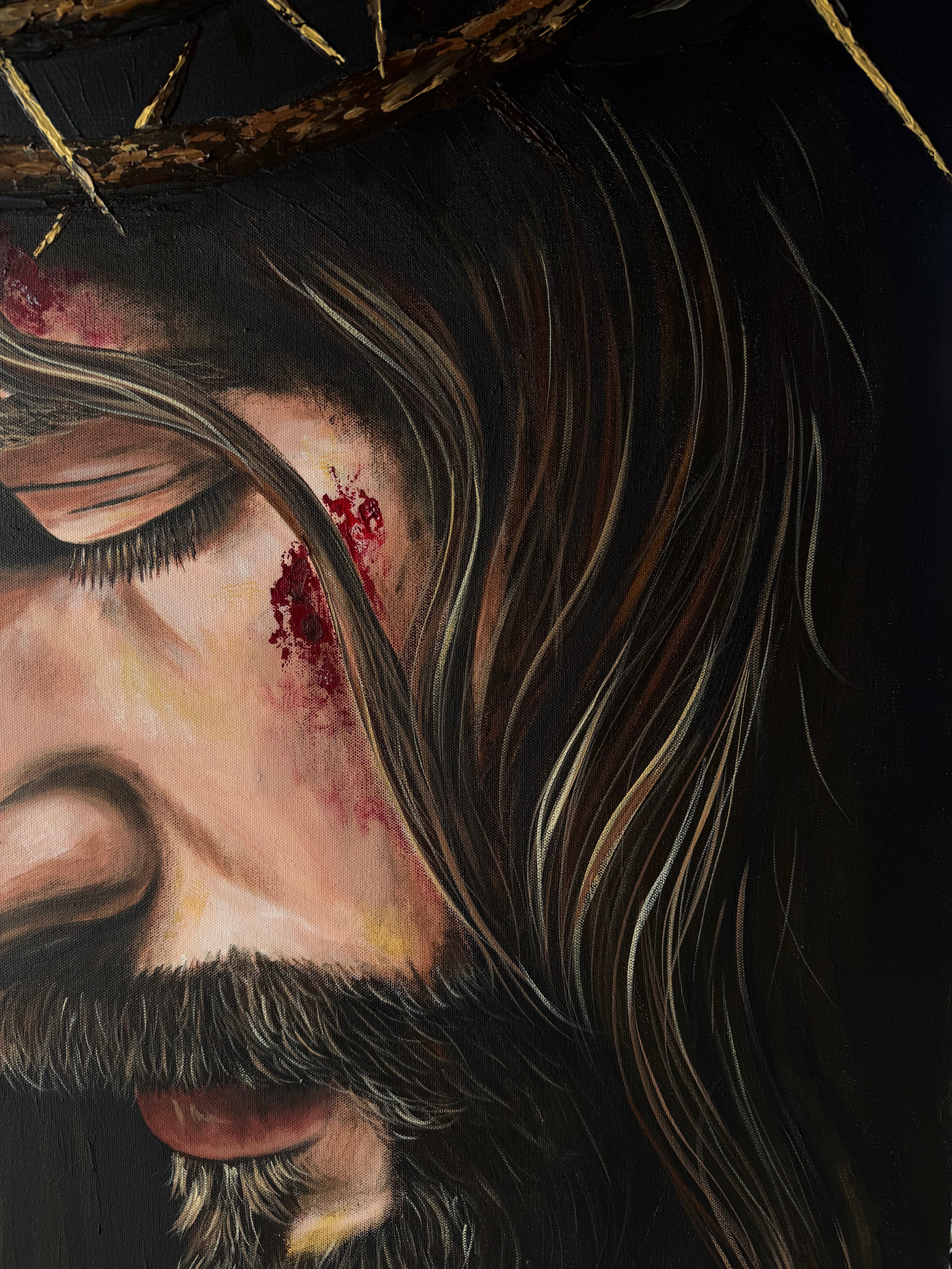 “THE WEIGHT OF GRACE" ORIGINAL PAINTING (2026)