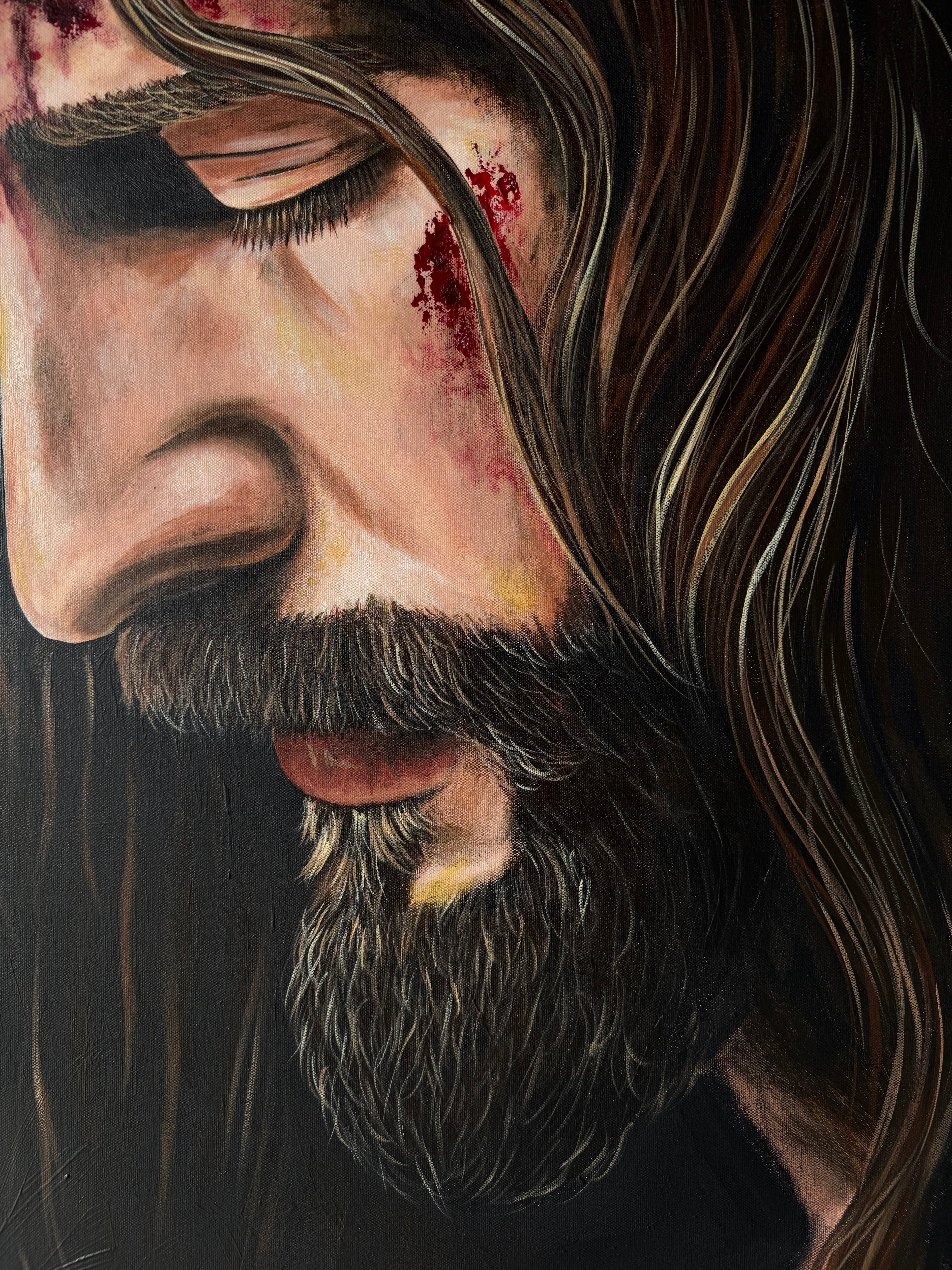 “THE WEIGHT OF GRACE" ORIGINAL PAINTING (2026)