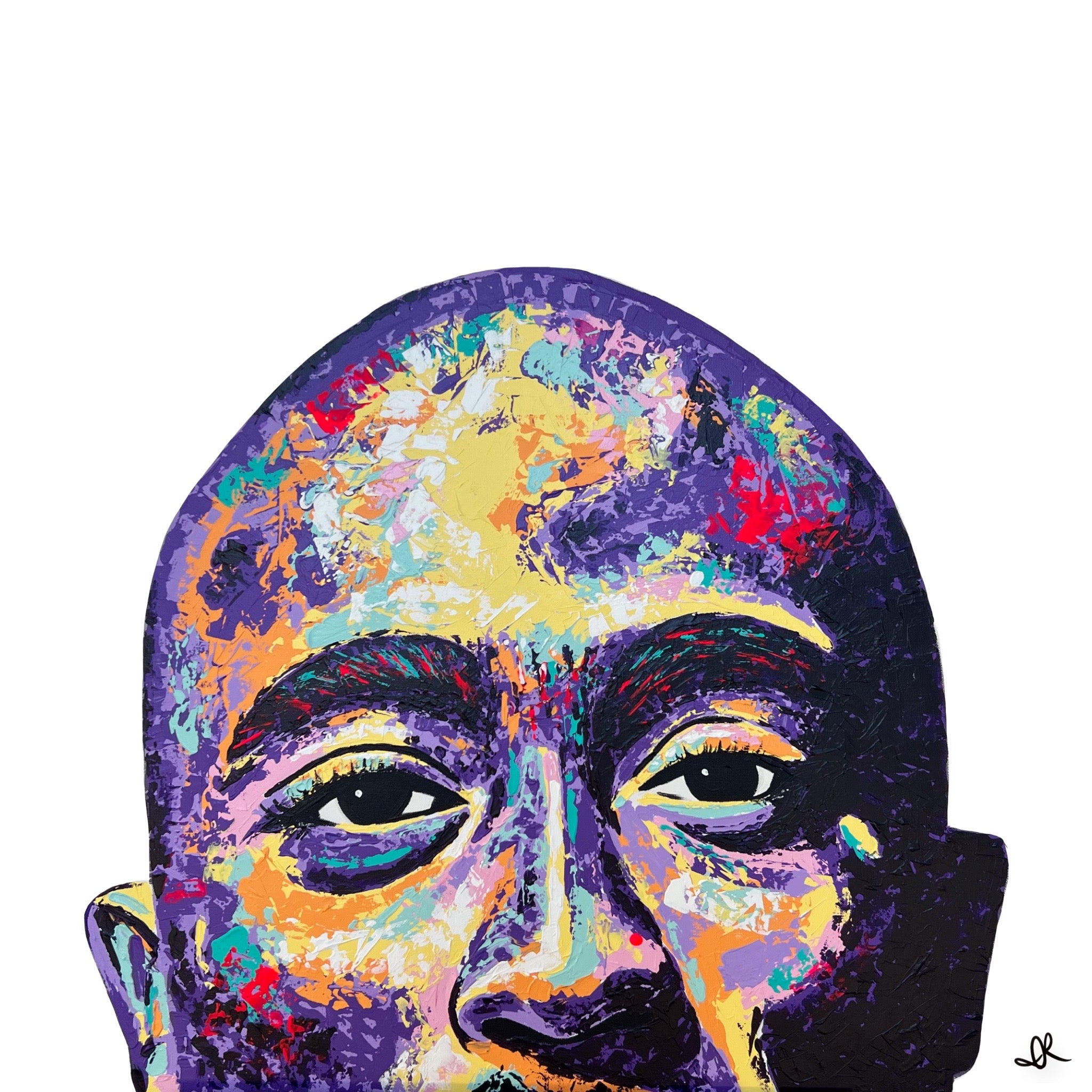 MUSICIAN SERIES "3/4 TUPAC” FINE ART PRINT