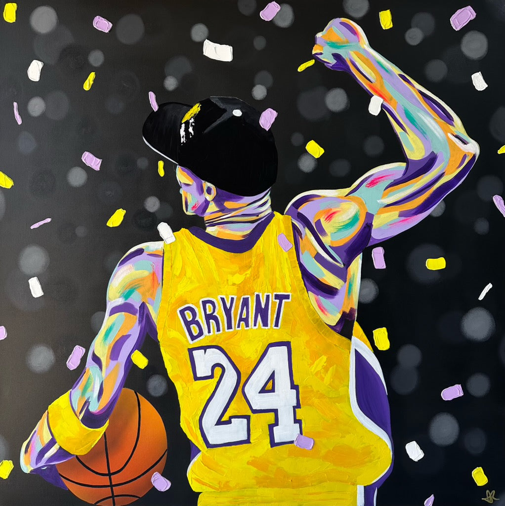 ATHLETE SERIES "KOBE CELEBRATION” FINE ART PRINT