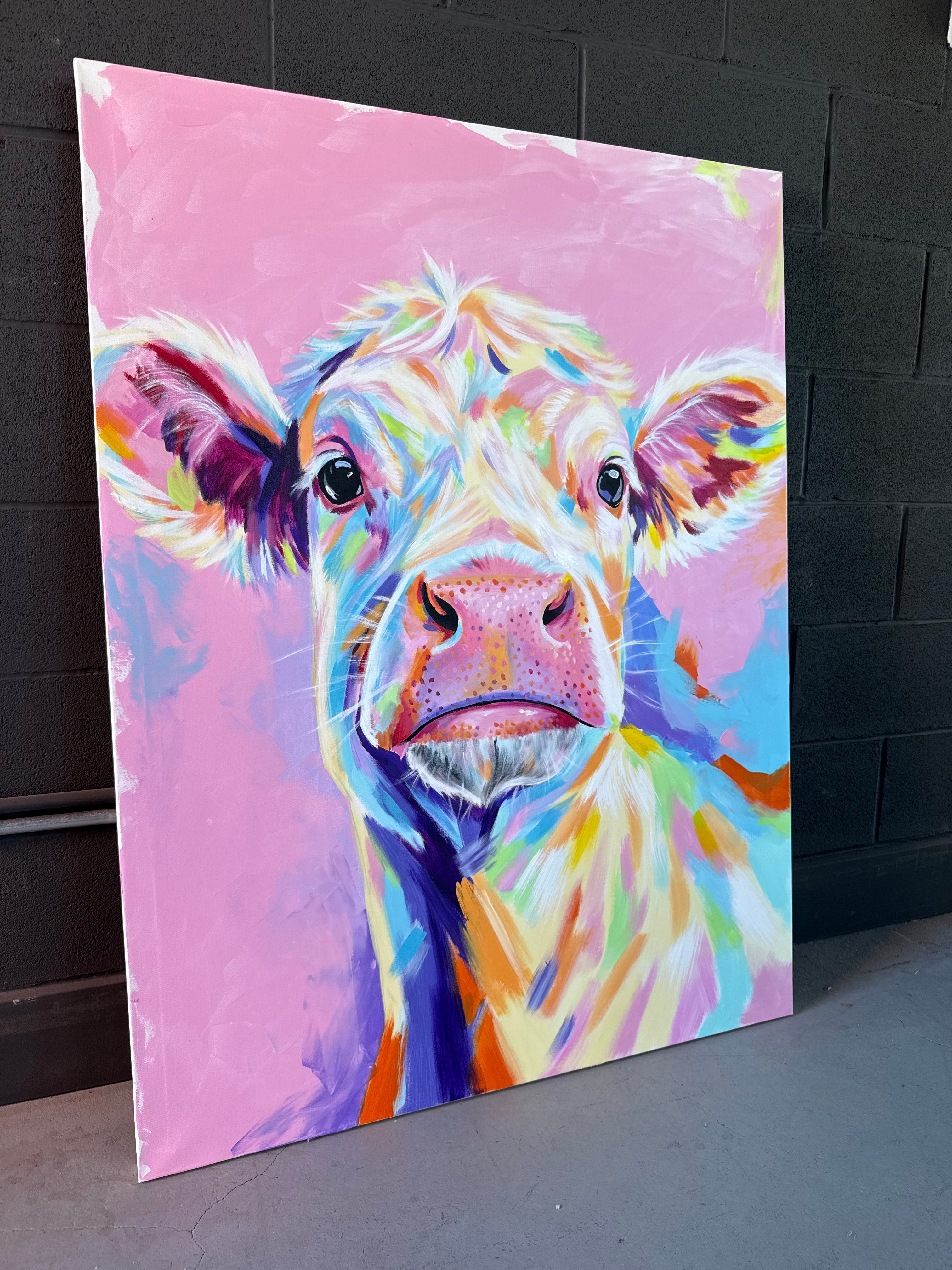 “STRAWBERRY MILK" ORIGINAL PAINTING (2026)