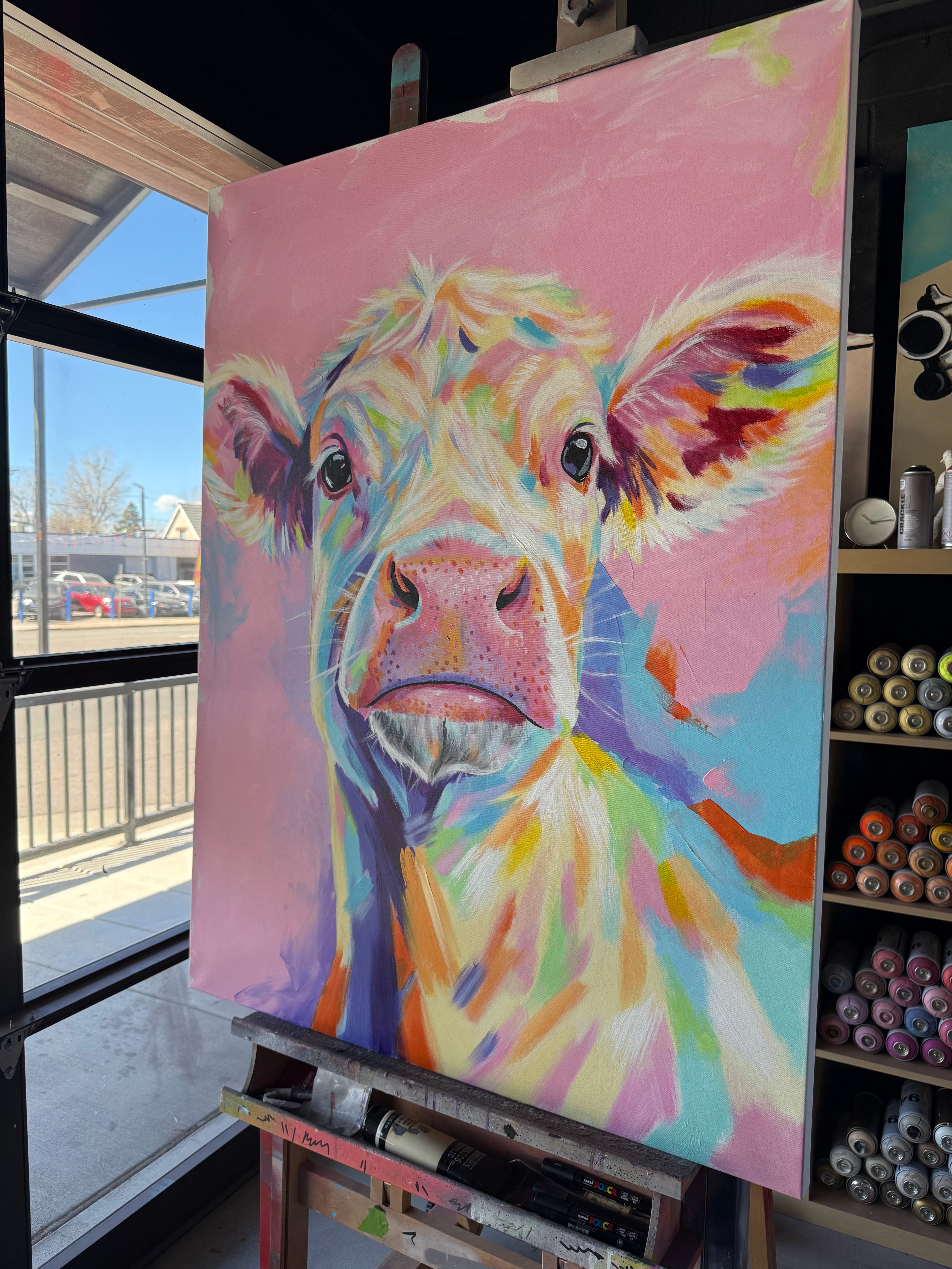 “STRAWBERRY MILK" ORIGINAL PAINTING (2026)