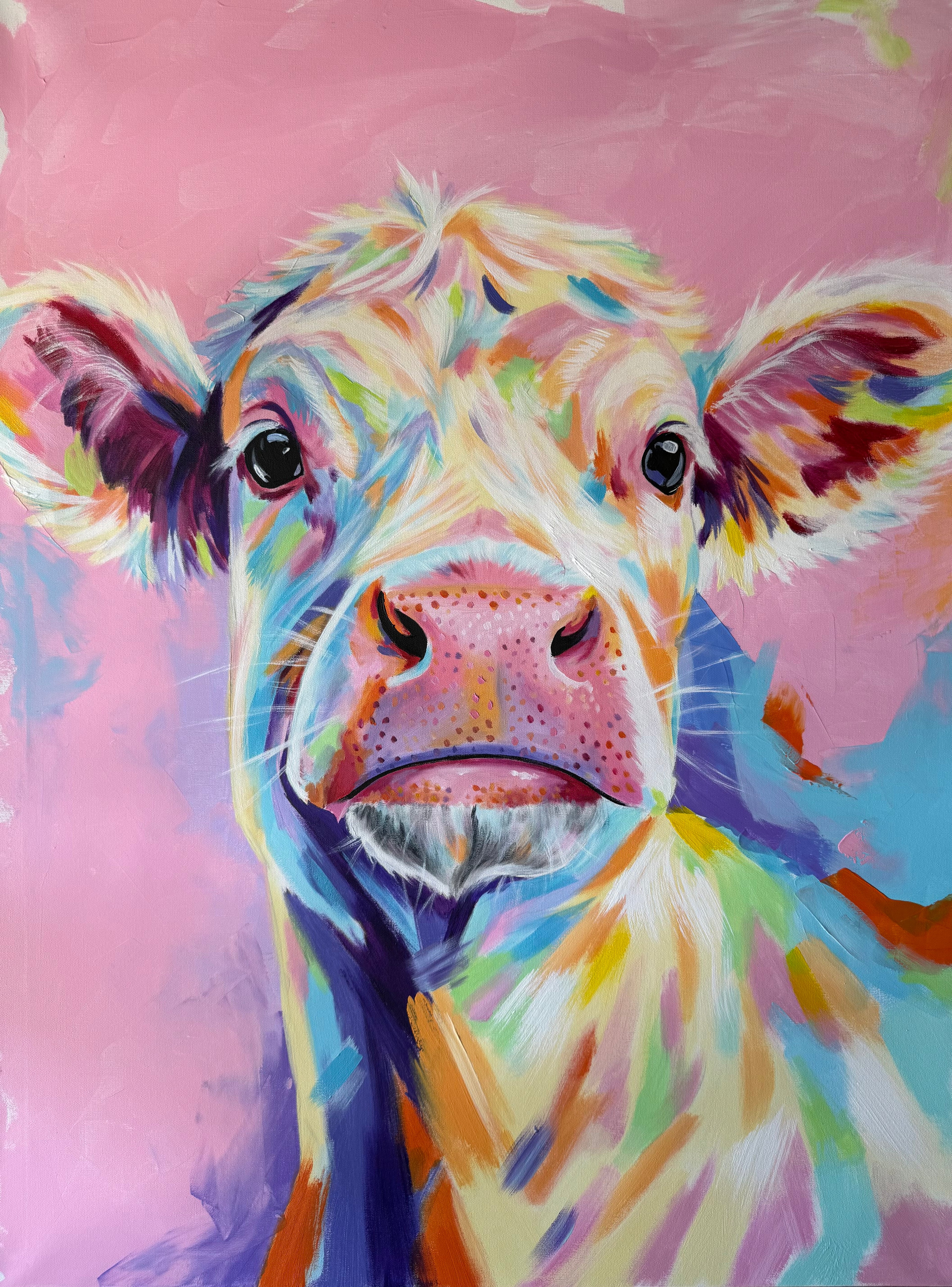 ANIMAL SERIES: "STRAWBERRY MILK" FINE ART PRINT