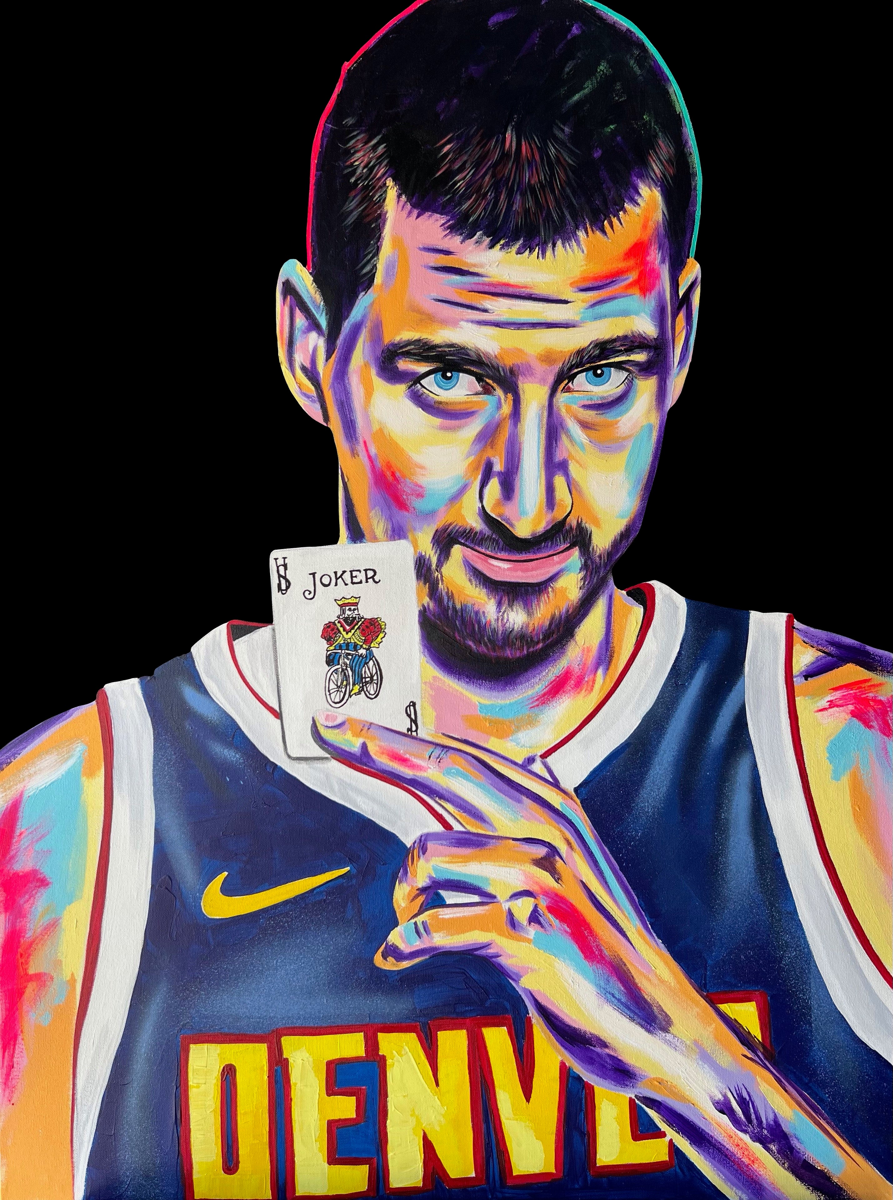 ATHLETE SERIES: "JOKIC ‘THE JOKER’" FINE ART PRINT