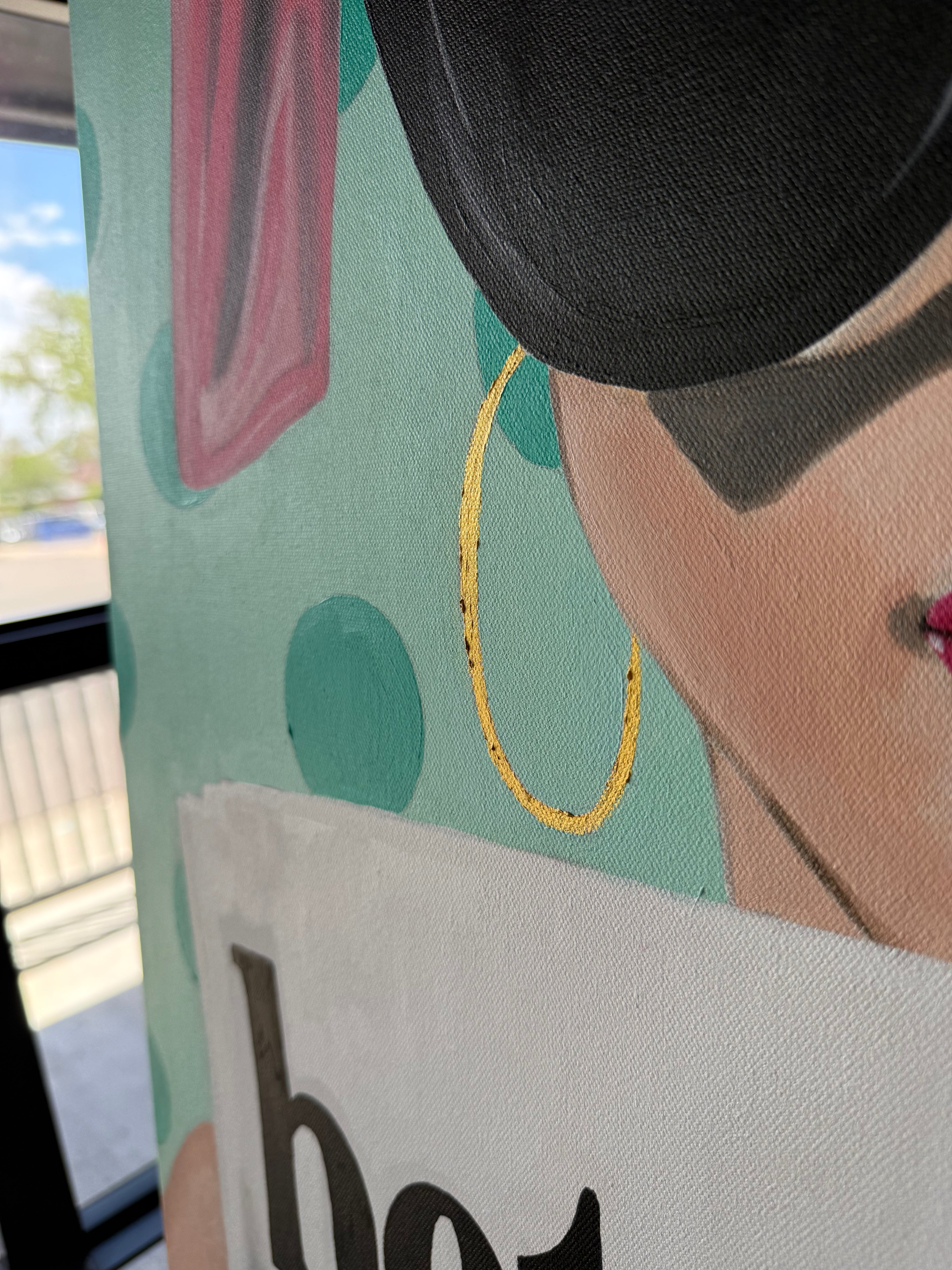 “BETTER LATE THAN UGLY" ORIGINAL PAINTING (2026)