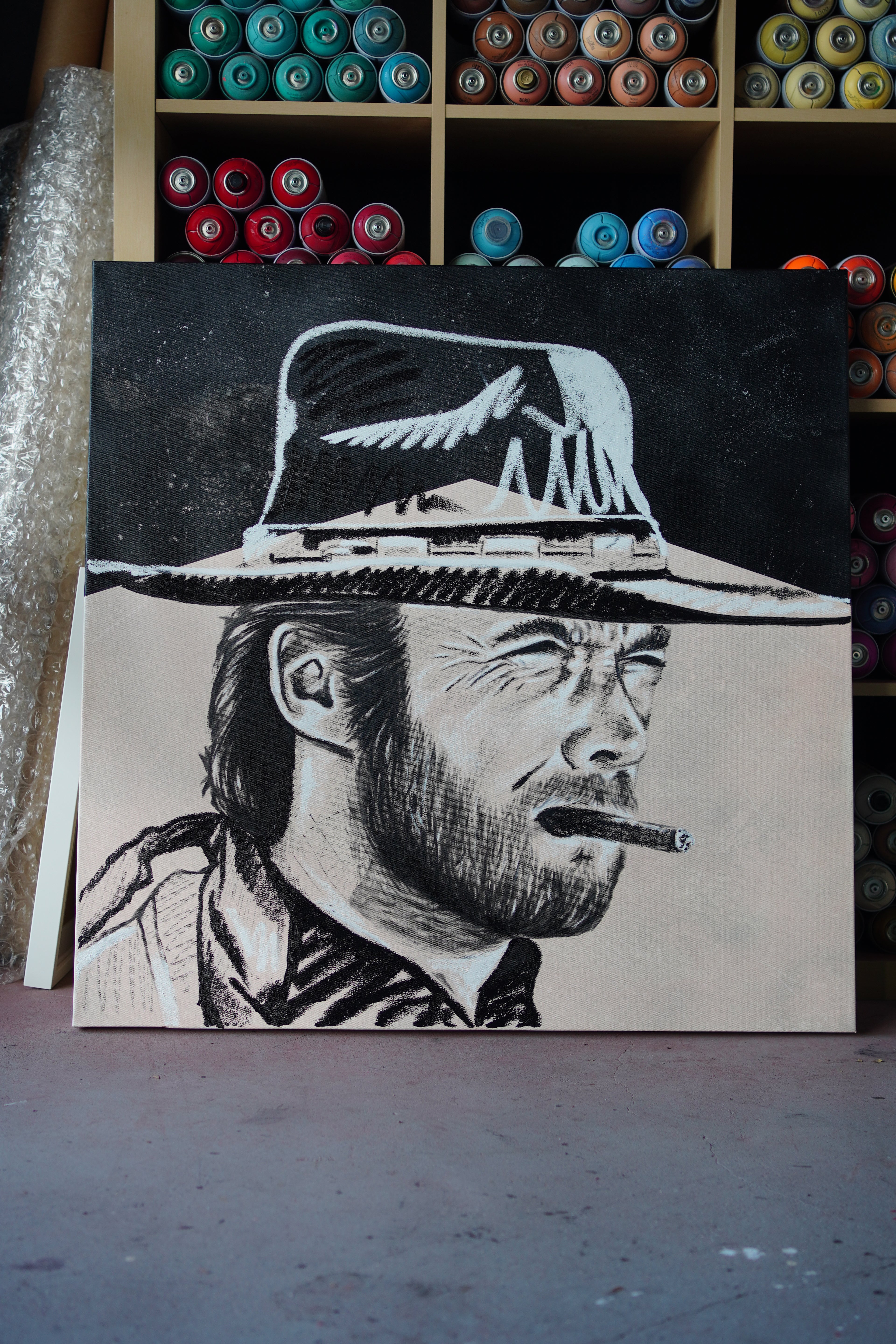 MARLBORO BLACK SERIES: "EASTWOOD" ORIGINAL PAINTING (2025)