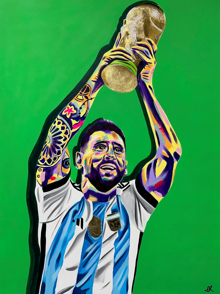 ATHLETE SERIES: "MESSI" FINE ART PRINT