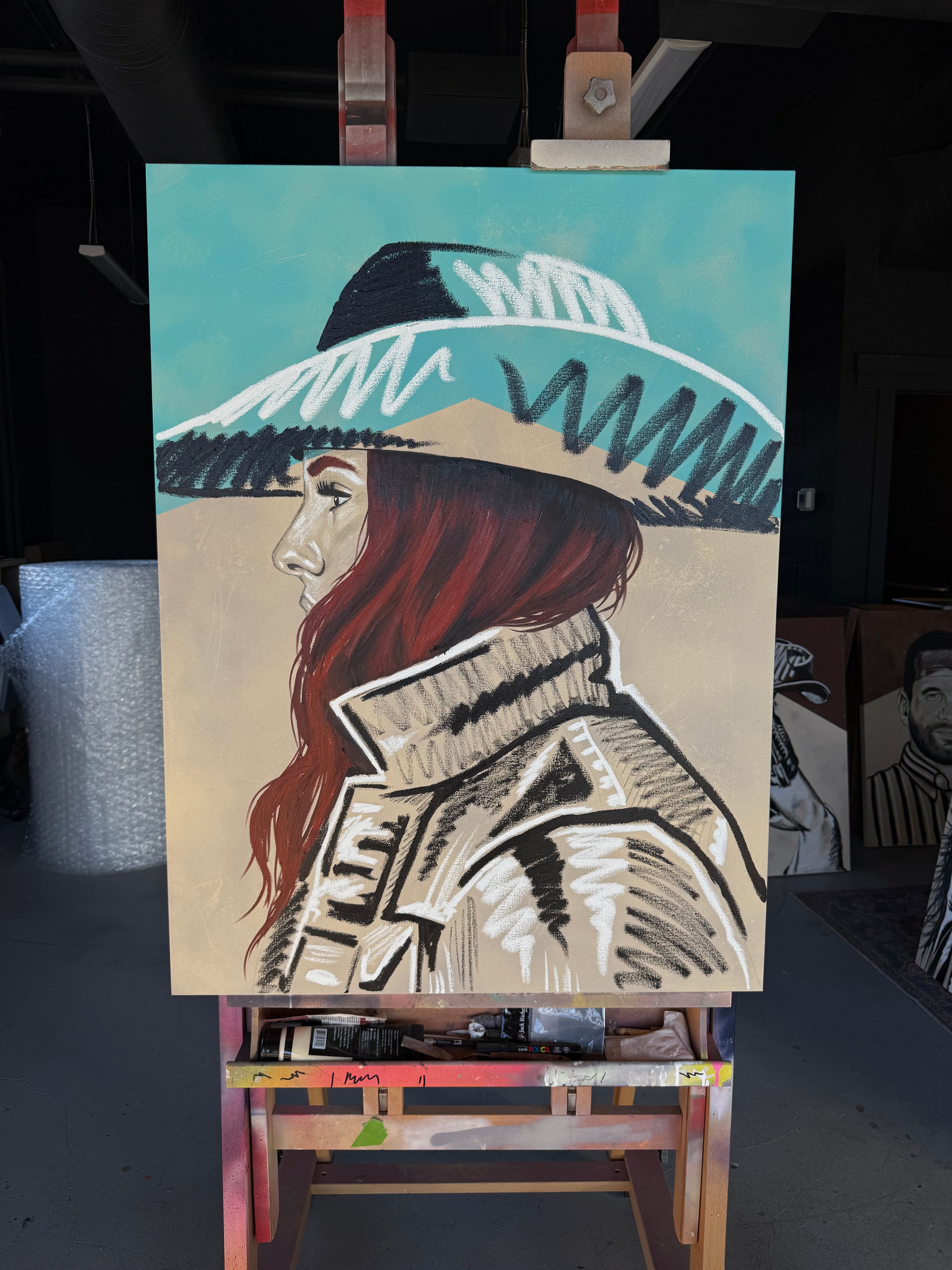 MARLBORO TURQUOISE SERIES: "AUBURN WEST" ORIGINAL PAINTING (2026)