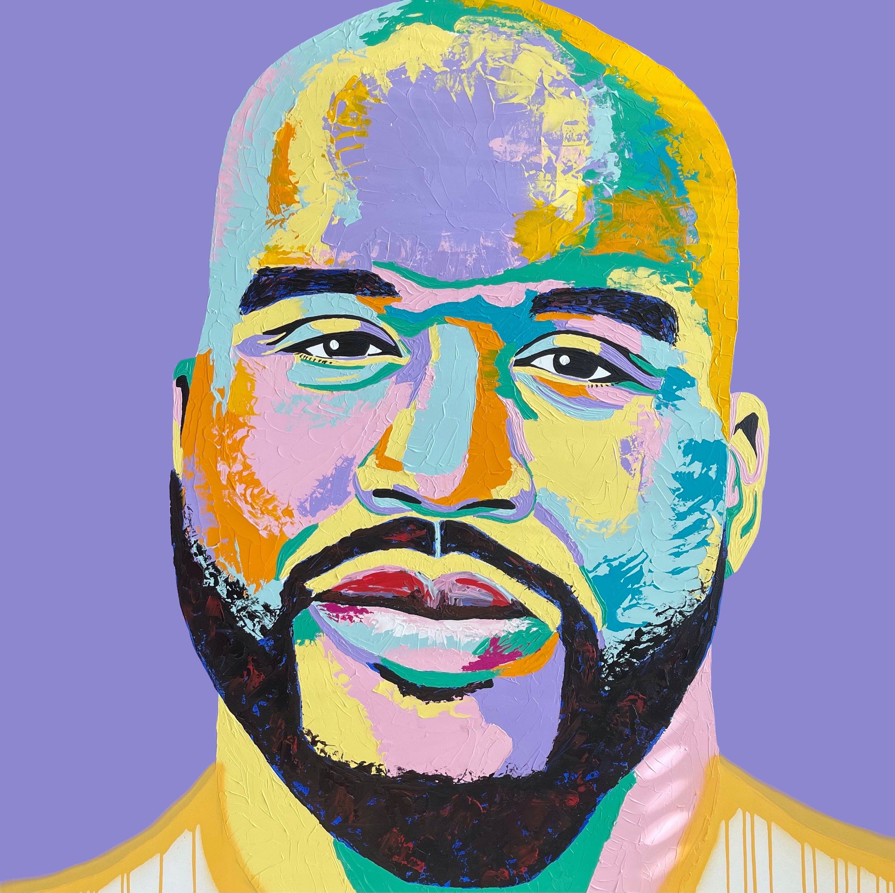 ATHLETE SERIES "SHAQUILLE O'NEAL” FINE ART PRINT