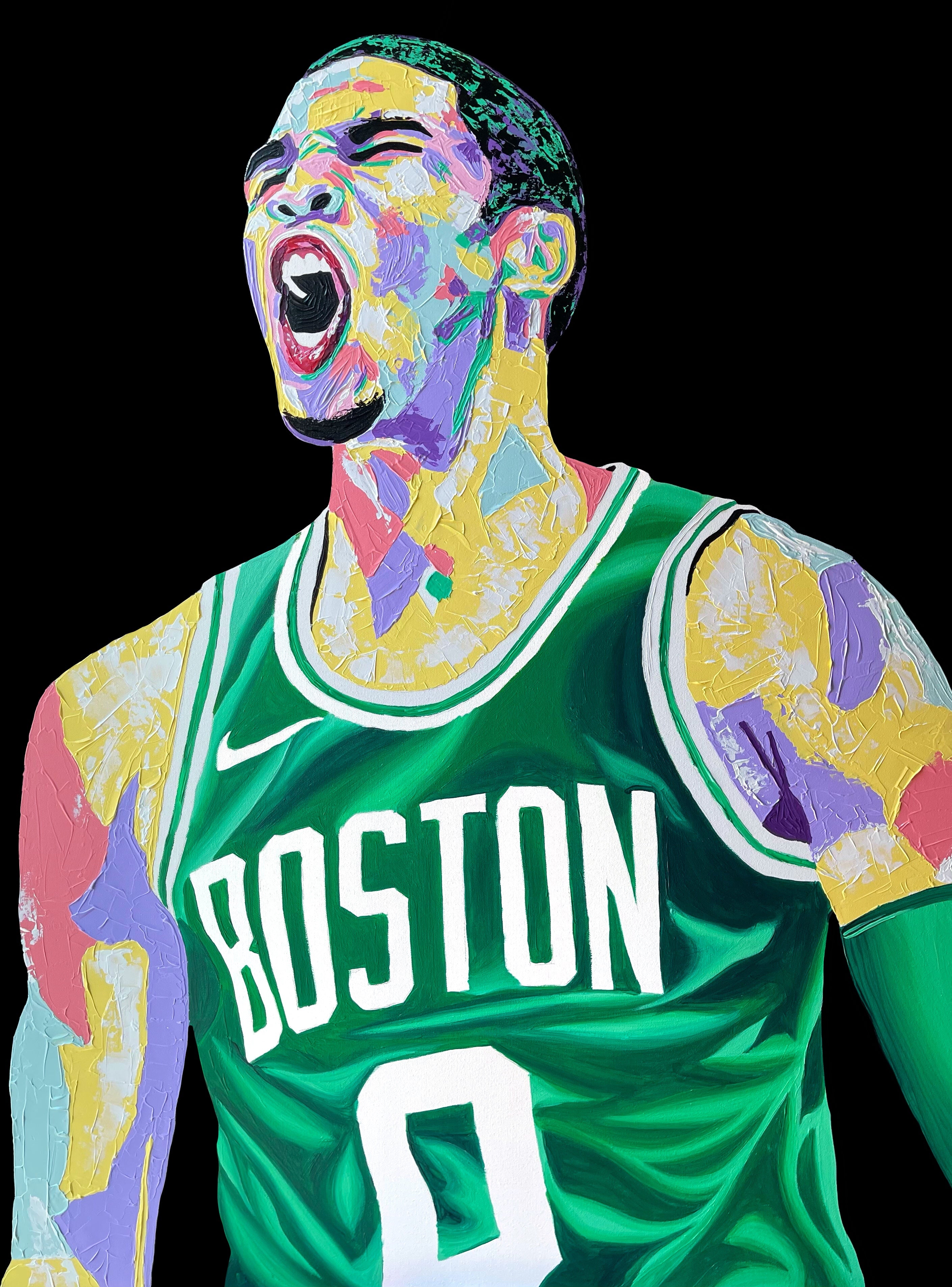ATHLETE SERIES: "JAYSON TATUM" FINE ART PRINT