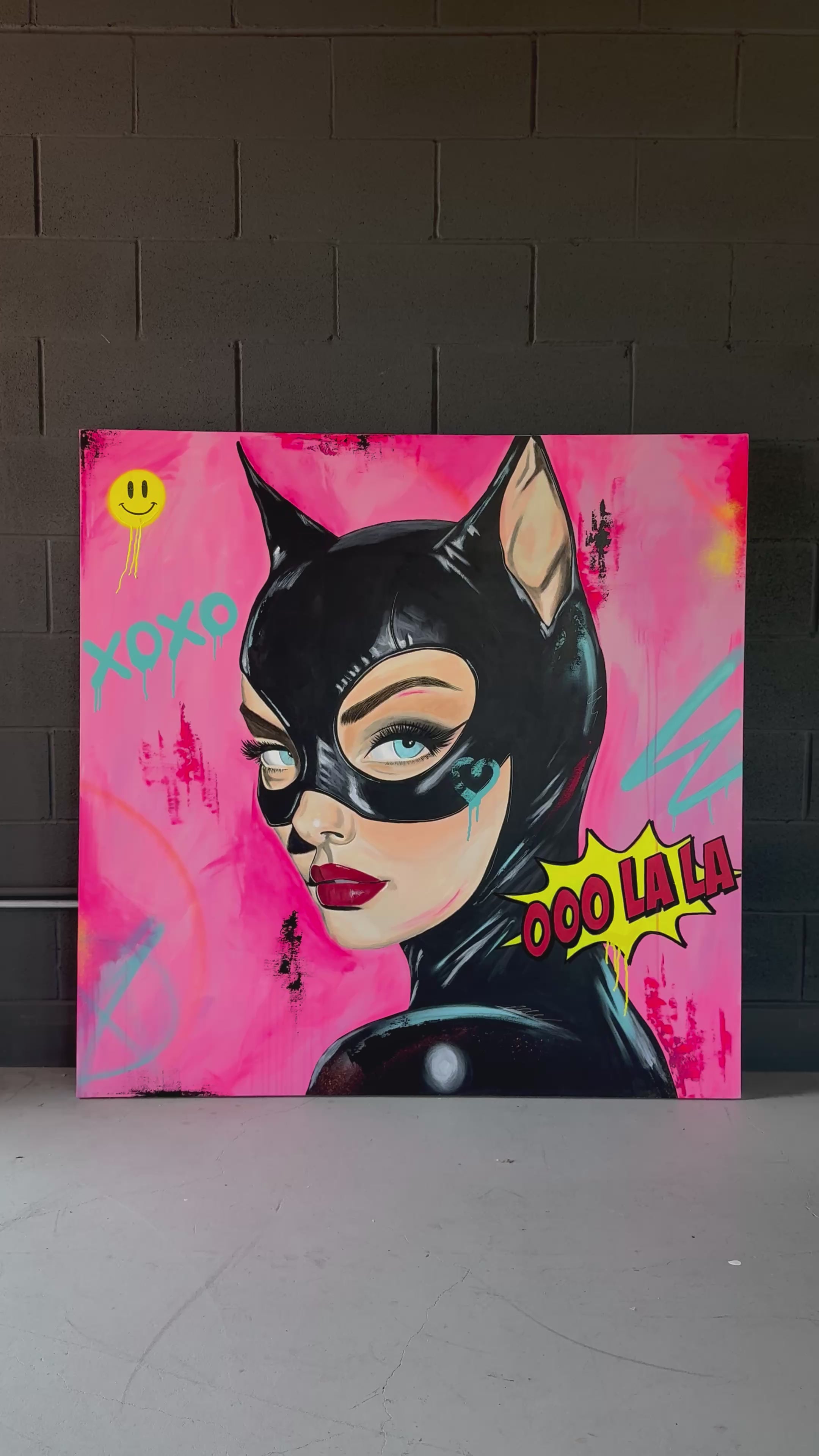 “CAT WOMAN" ORIGINAL PAINTING (2026)